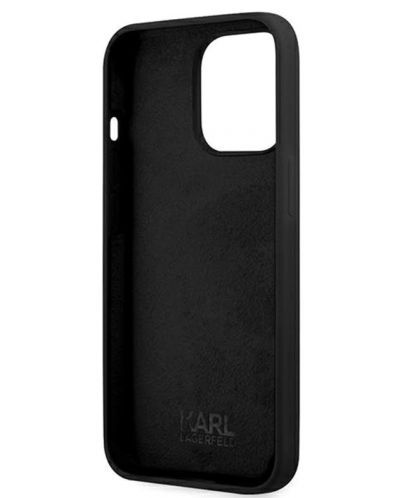 Калъф Karl Lagerfeld - Karl and Choupette, iPhone 13 Pro, черен - 4